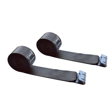 Tie 4 Safe 4 x 30' Winch Straps w/ Black Flat Hook, WLL- 5,400 lbs. PK2 TWS41-30M12N-BLK-2